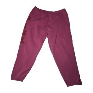 Vtg Y2k Small Victoria's Secret Pink Sweatpants 2005 Ankle Joggers Dog PINK Logo